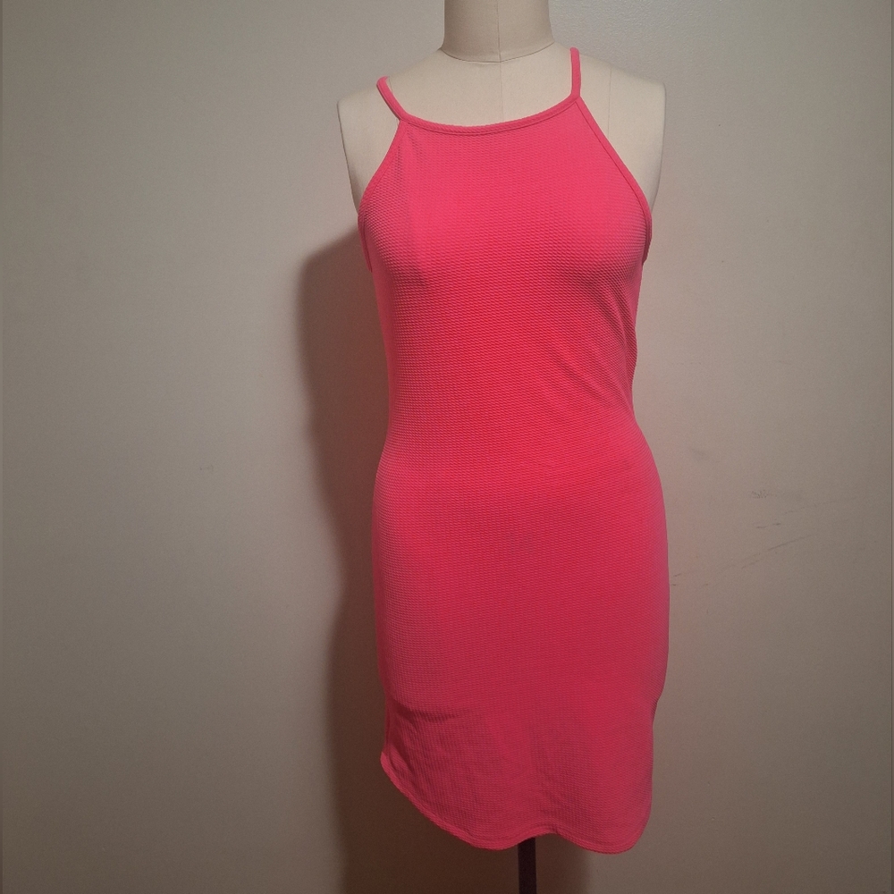 Rue21 Hot Pink Bodycon Tank Dress